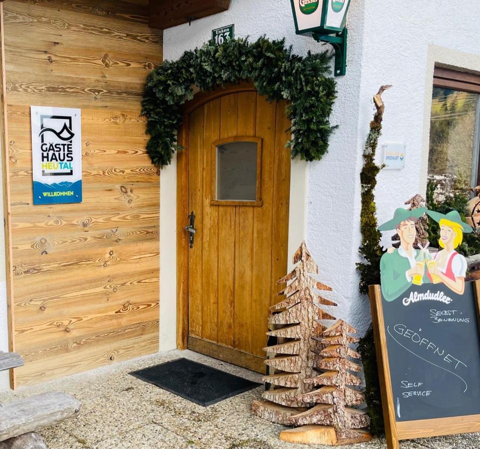 Natursport Heutal Appartements Ski-In & Ski-Out 운켄 외부 사진